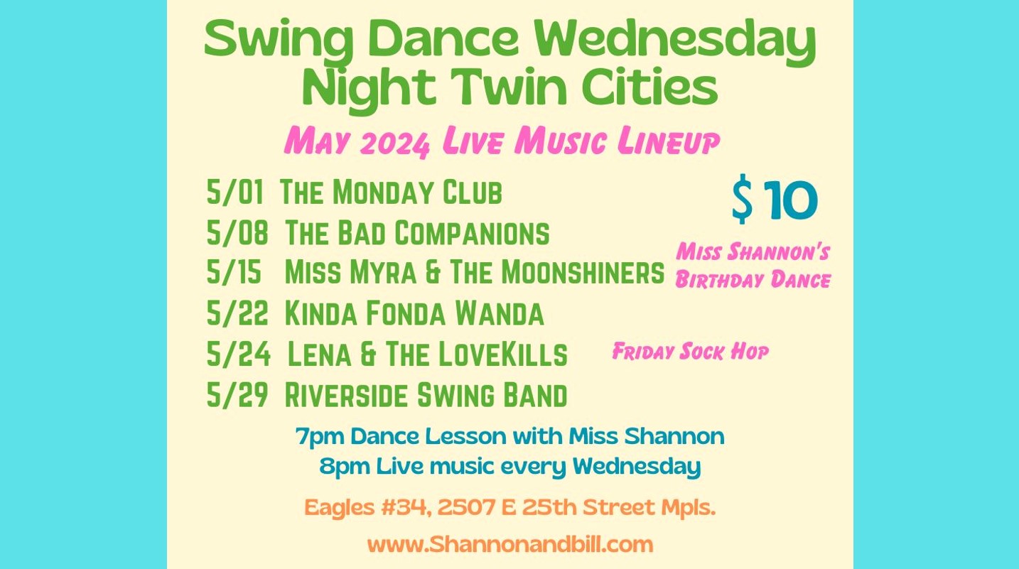 swing dance wednesdays may 2024